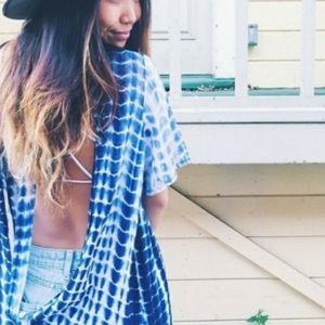 Blue LF Kimono